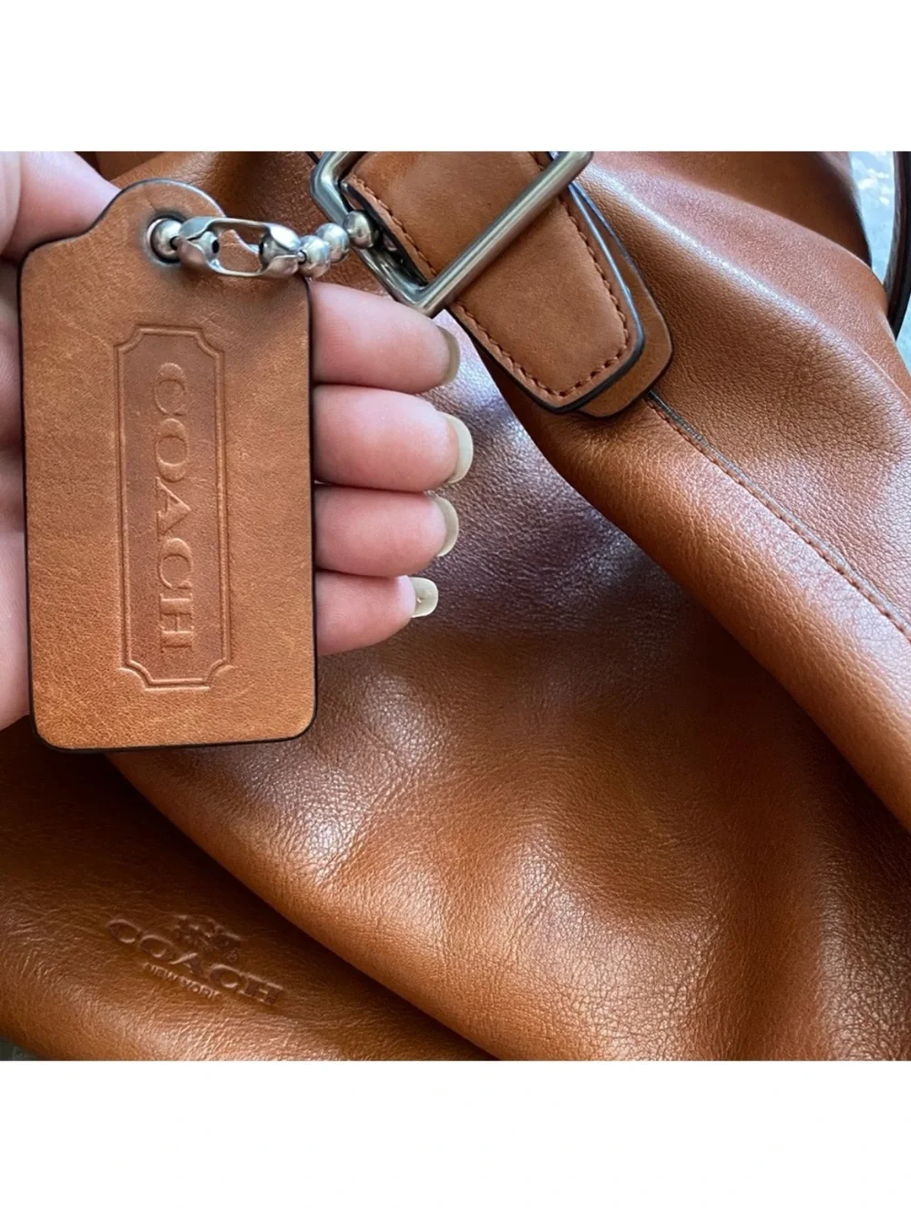 vtg COACH Bleecker Leather Bucket Bag • 32282